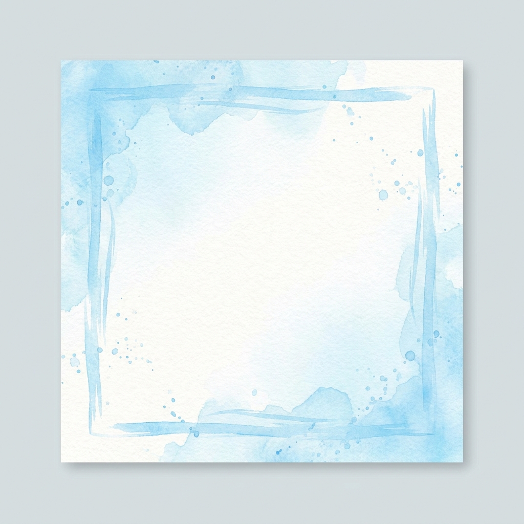 Card azul claro com moldura delicada para frase de força interior, inspiração para resiliência e recomeço durante reabilitação emocional