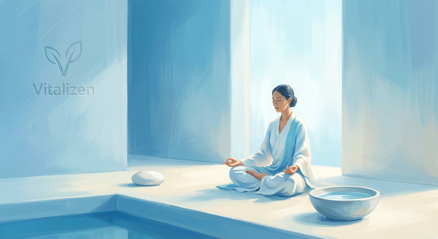 Pessoa meditando em ambiente calmo representando mindfulness para iniciantes