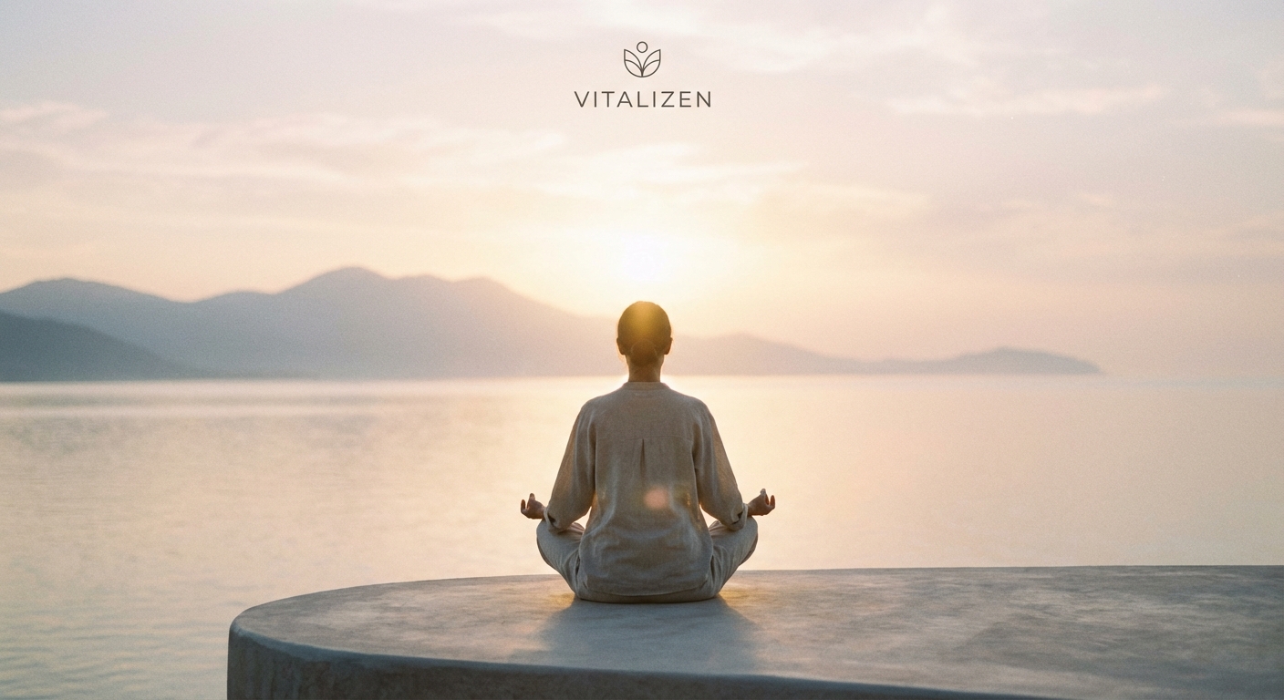 Person practicing yoga for beginners