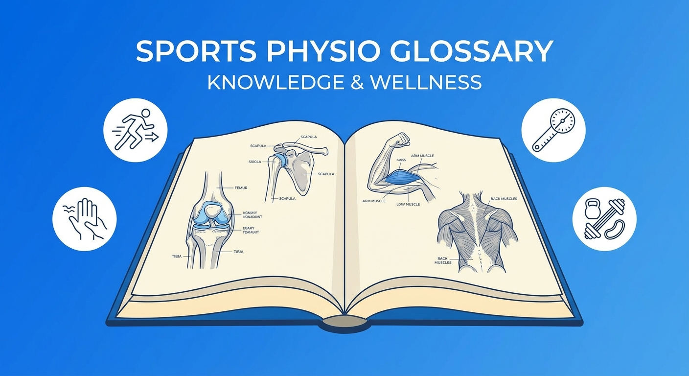 Glossário fisioterapia esportiva: termos técnicos para fisioterapeutas esportivos