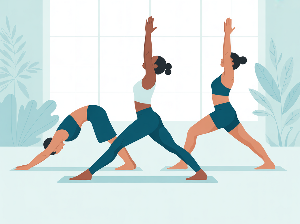 A person practicing a beginner yoga pose, illustrating the core of yoga for beginners