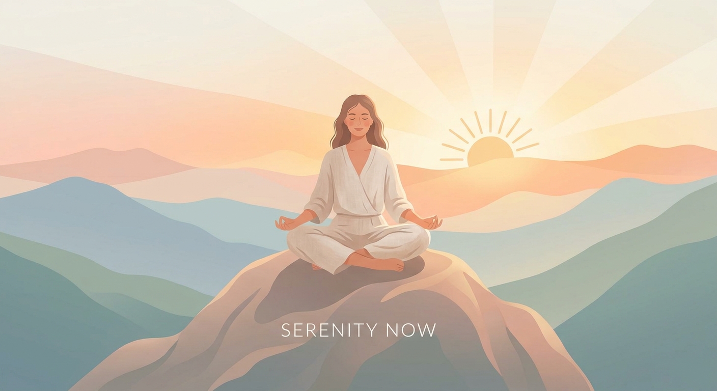 Woman practicing yoga and meditation outdoors at sunrise - mindfulness for beginners