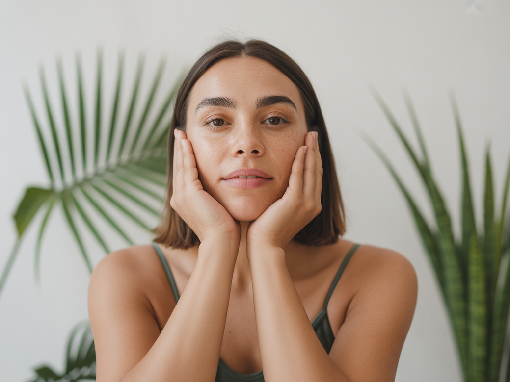 Mulher praticando yoga em ambiente tranquilo, representando o alívio do yoga para ansiedade.