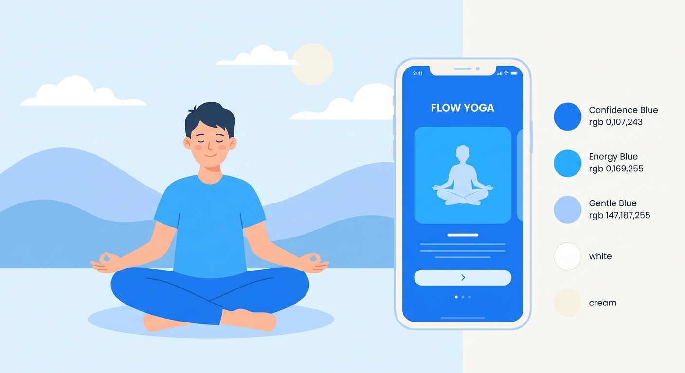 Mulher iniciante praticando yoga para iniciantes em Sukhasana com o aplicativo Vitalizen