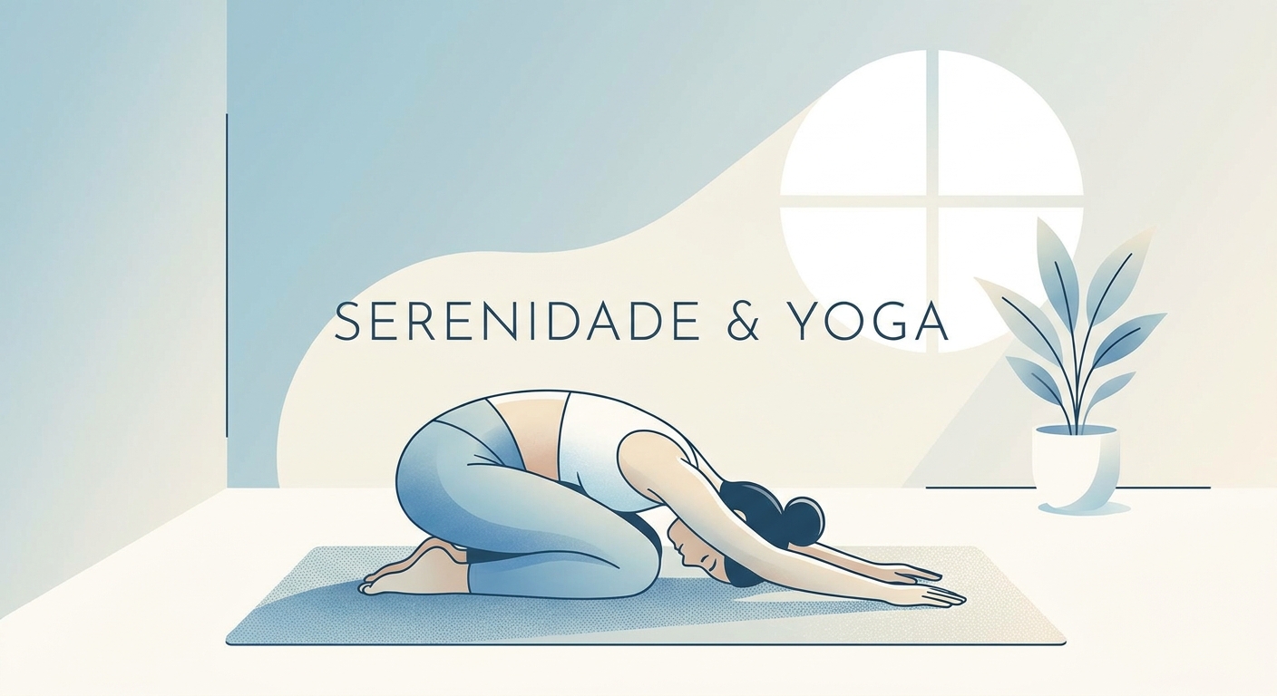 Pessoa praticando meditação mindfulness na postura Balasana para aliviar sintomas de ansiedade